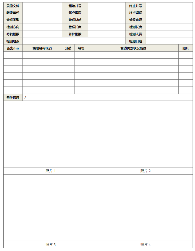 cctv管道检测作业流程示意图